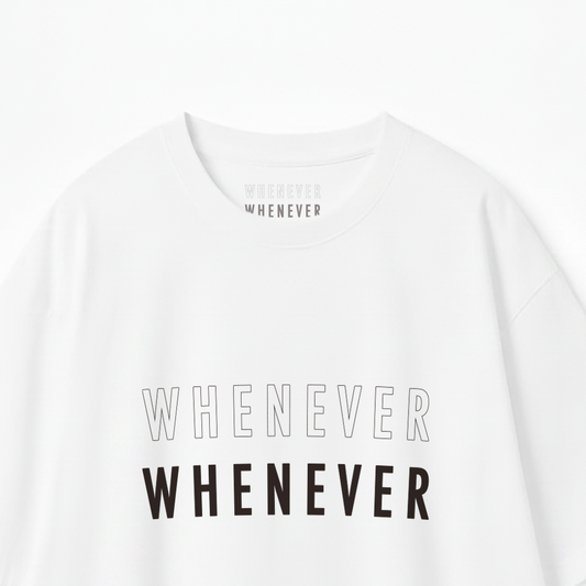 WHENEVER Original Logo Tee