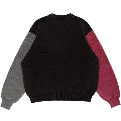 WAFFLE KNIT CREW