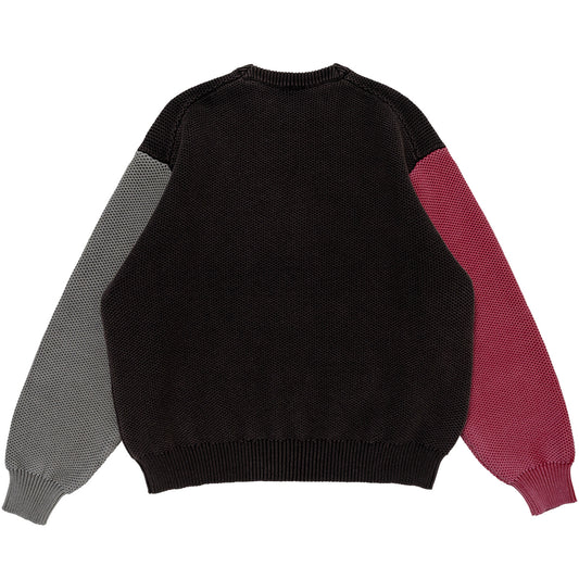 WAFFLE KNIT CREW