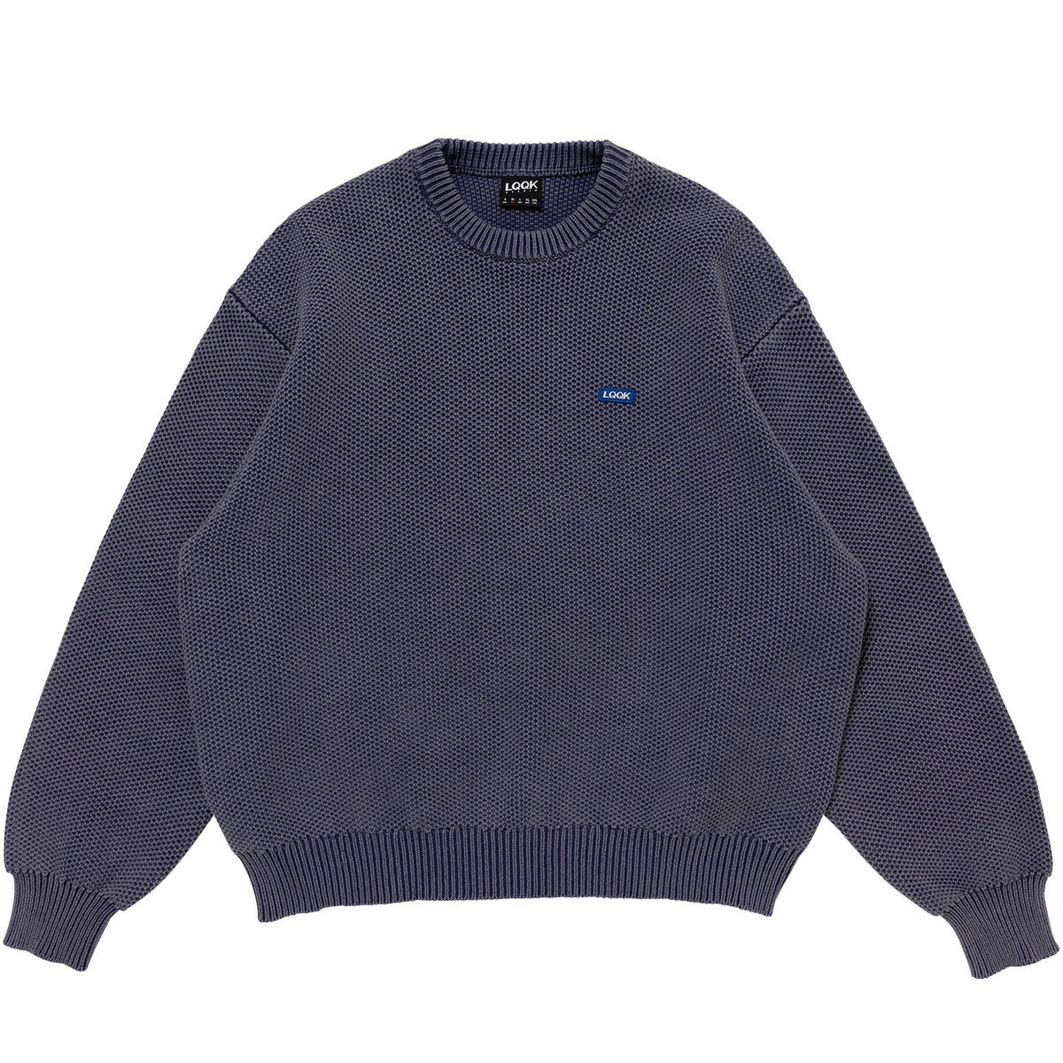 WAFFLE KNIT CREW