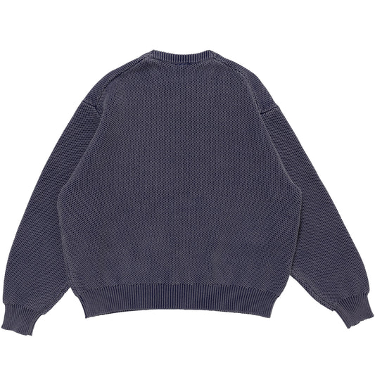 WAFFLE KNIT CREW