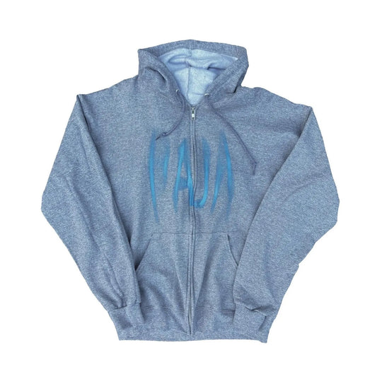Motion logo zip-up hoodie