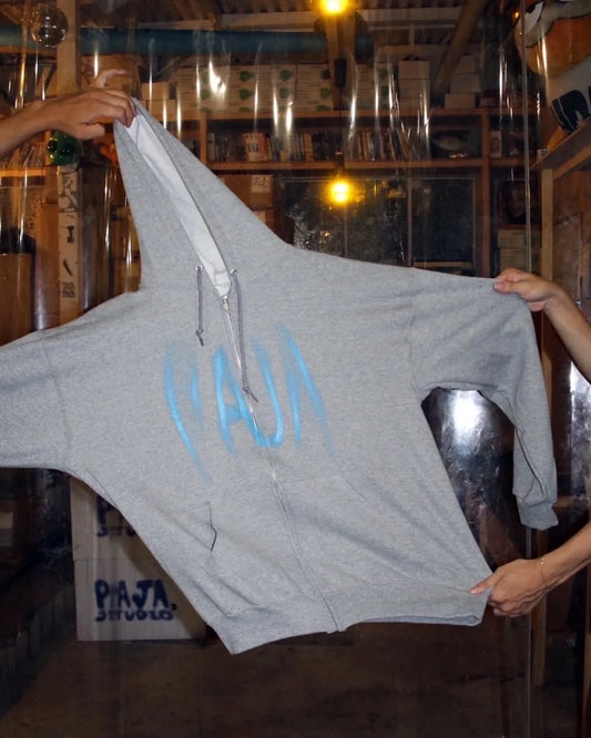 Motion logo zip-up hoodie