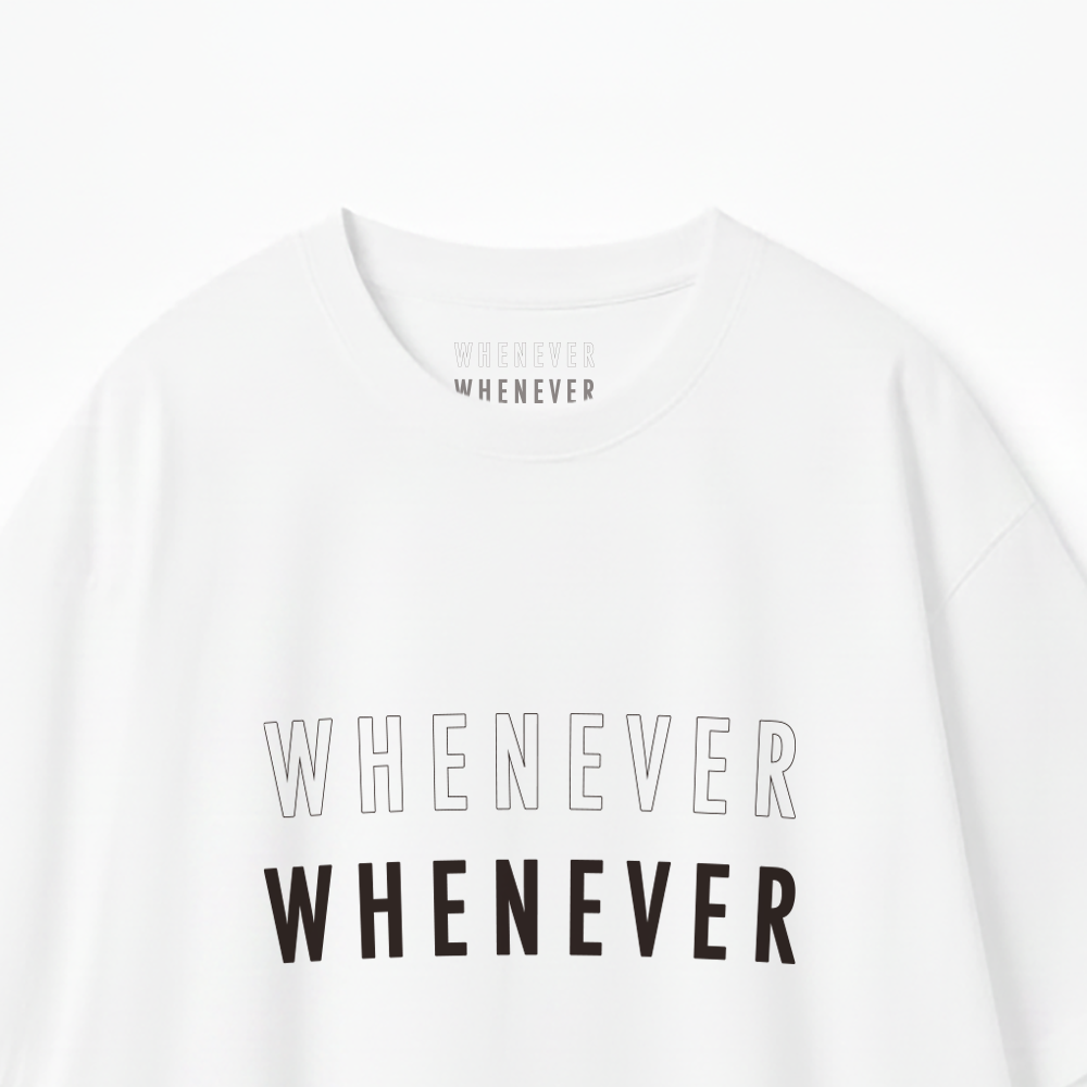 WHENEVER Original Logo Tee