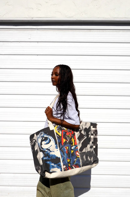 Split Jumbo Tote Bag