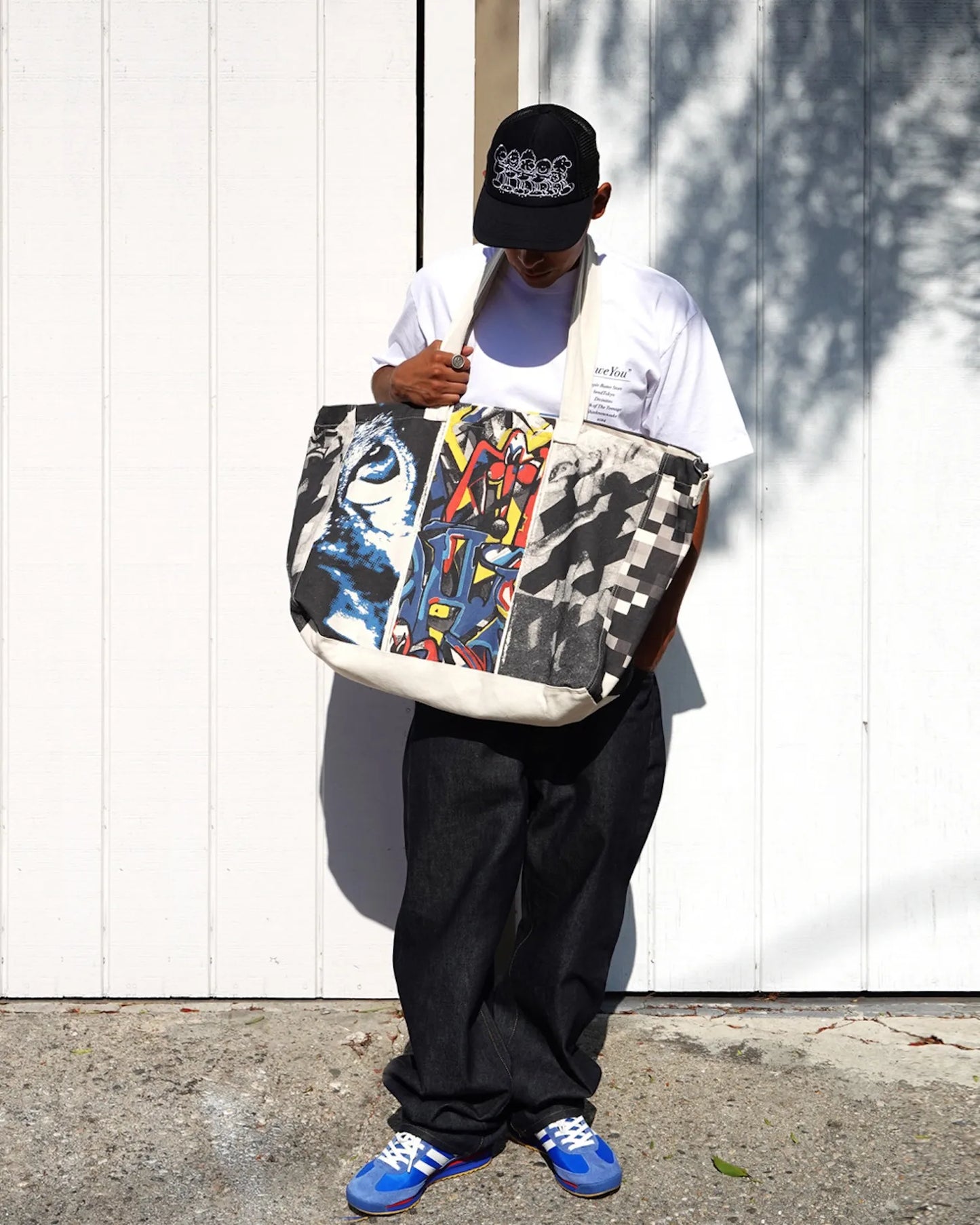 Split Jumbo Tote Bag