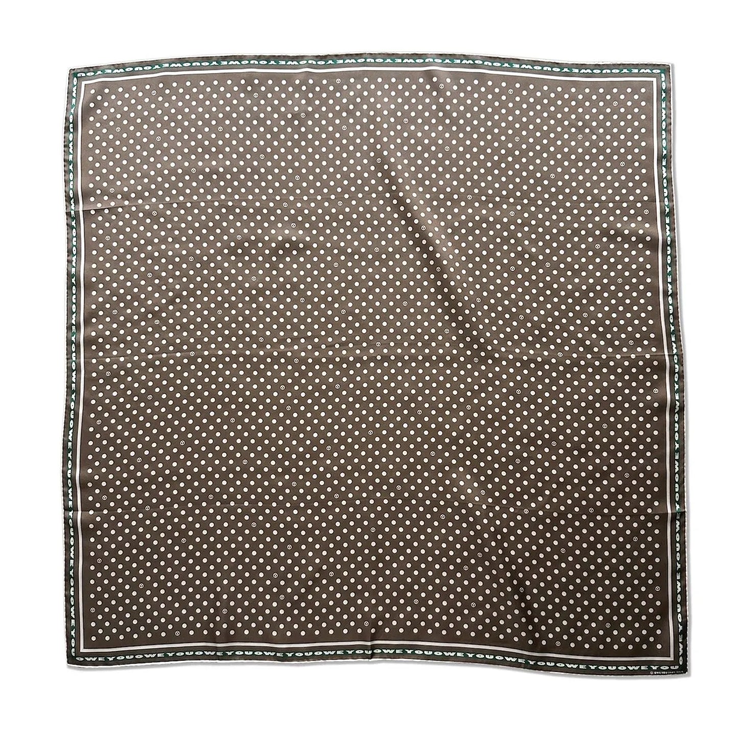 OWEYOU Dot Silk Scarf
