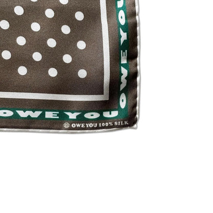 OWEYOU Dot Silk Scarf